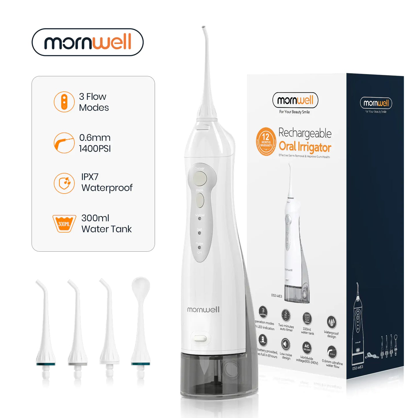 USB Rechargeable Water Flosser